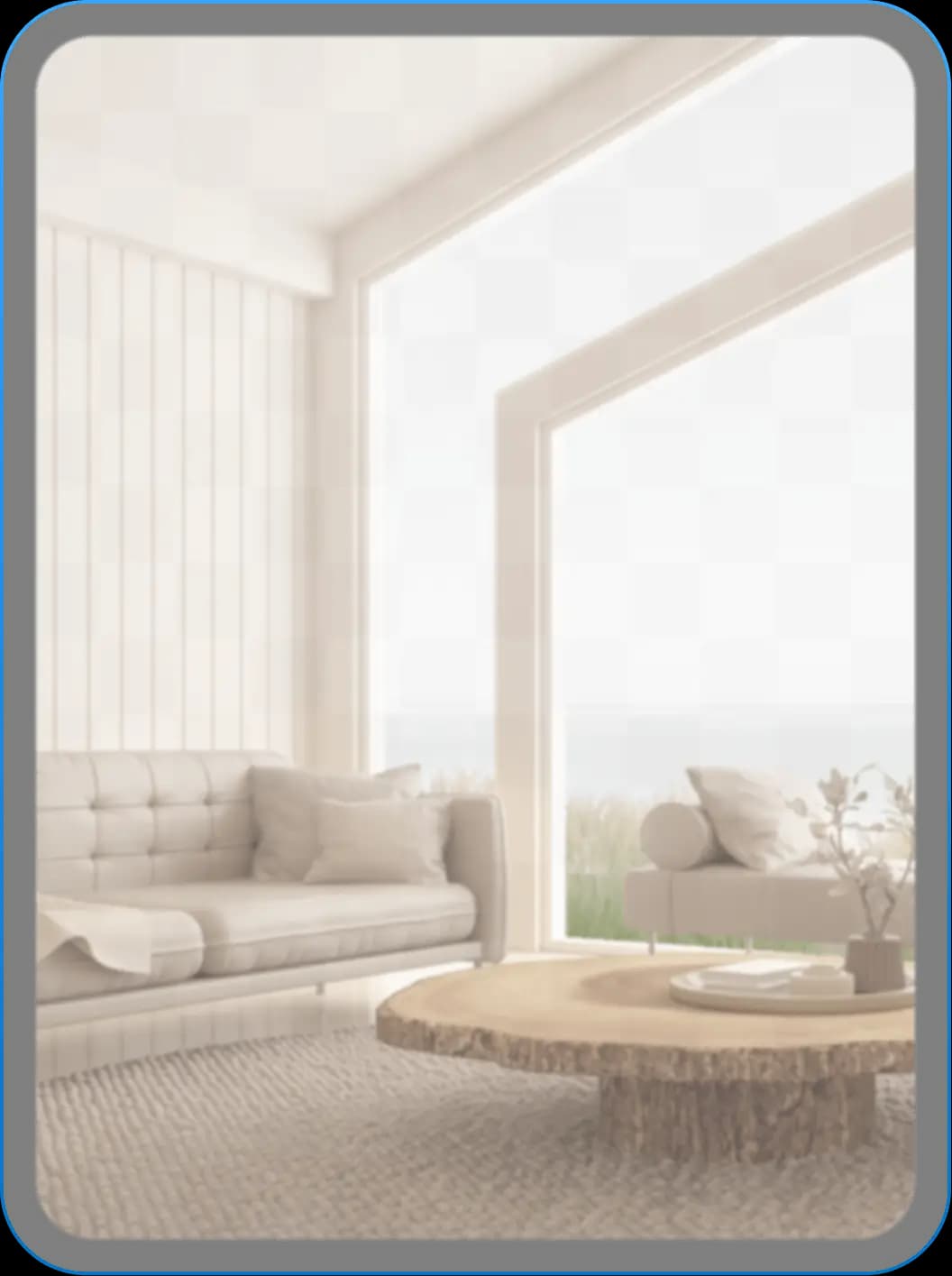Modern coastal living room