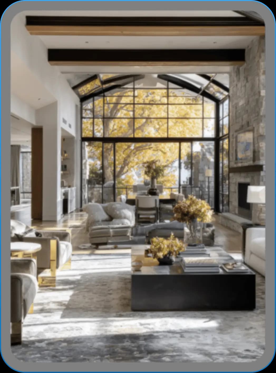 Modern coastal living room